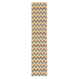 Zig Zag Striped Background 2 Short Table Runner