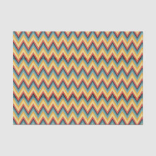 Zig Zag Striped Background 2 Tissue Paper