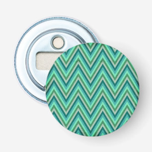 Zig Zag Striped Background Bottle Opener