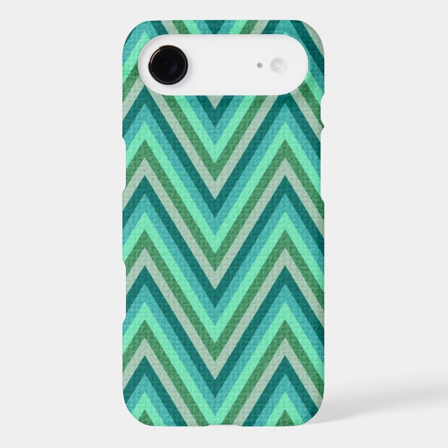 Zig Zag Striped Background Case-Mate iPhone Case (Back)