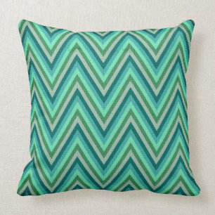 Zig Zag Striped Background Cushion