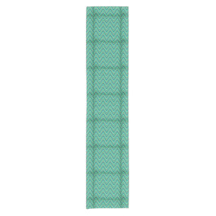 Zig Zag Striped Background Short Table Runner