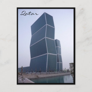 zig zag towers doha postcard
