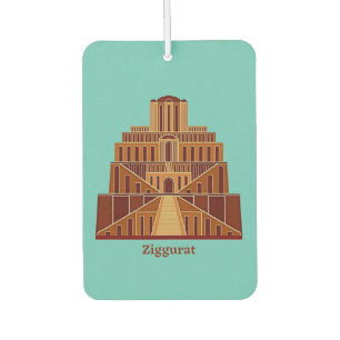 Ziggurat Car Air Freshener