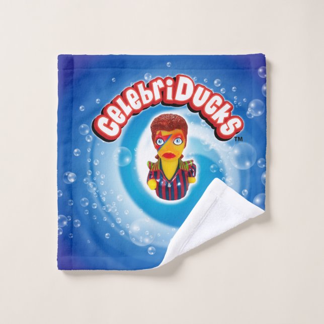 ZIGGY STARDUCK RUBBER DUCK Bath Towels (Wash Cloth)