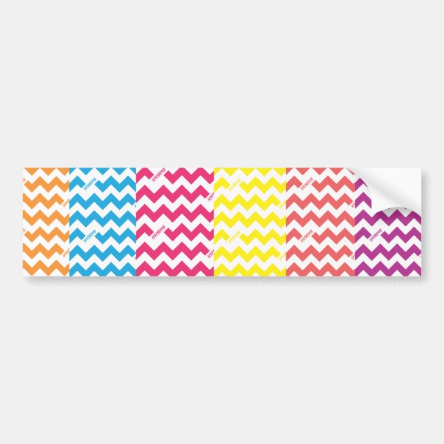 ZigZag All Bumper Sticker (Front)