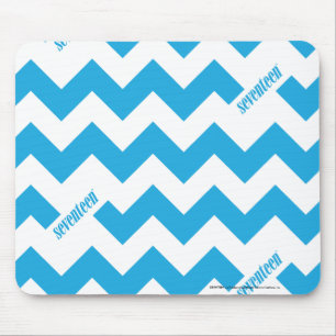 ZigZag Aqua Mouse Pad