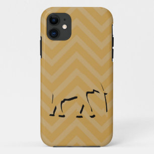 Zigzag Chevron and Elephant iPhone 11 Case