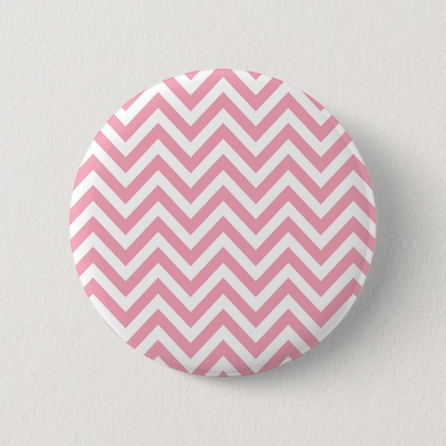 ZigZag Chevron pattern Hipster or Mod Styled 6 Cm Round Badge (Front)