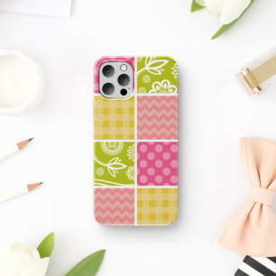 Zigzag, Chevron, Polka Dots, Gingham, Patchwork iPhone 11 Case