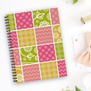 Zigzag, Chevron, Polka Dots, Gingham, Patchwork Planner