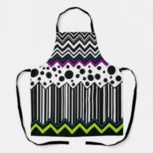 ZigZag Dotted Stripe Apron