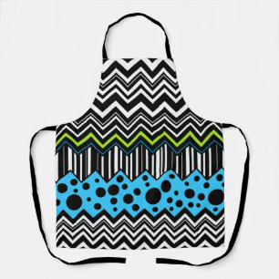 ZigZag Dotted Stripe Apron