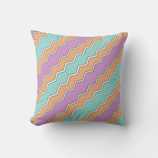 ZigZag Geometric Pattern Cushion (Front)