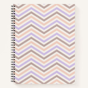 ZigZag Jot Blush Pink Lavender Notebook