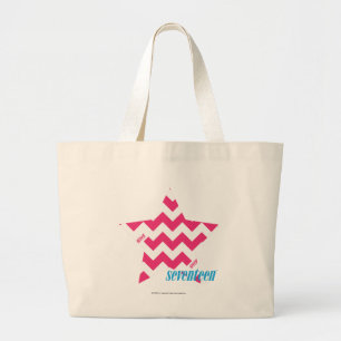 ZigZag Magenta 2 Large Tote Bag