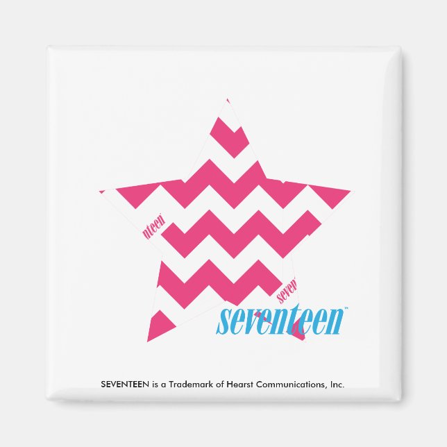 ZigZag Magenta 2 Magnet (Front)
