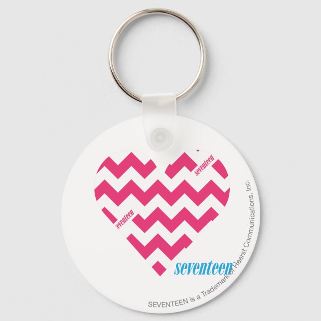 ZigZag Magenta 3 Key Ring (Front)