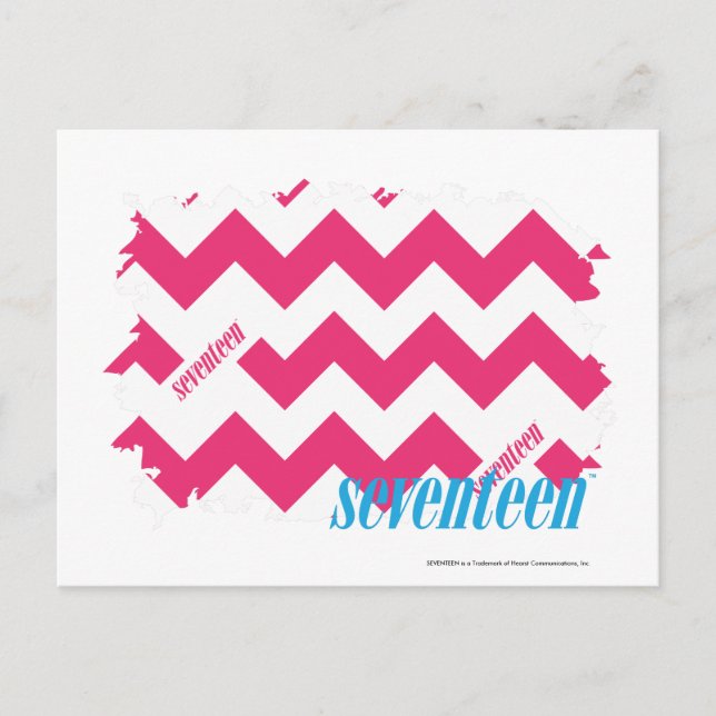 ZigZag Magenta 4 Postcard (Front)