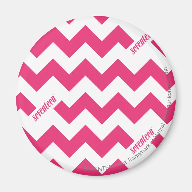 ZigZag Magenta Magnet (Front)