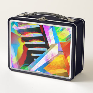 Zigzag Metal Lunch Box