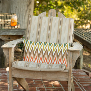 Zigzag Multicolor Pattern  Lumbar Cushion