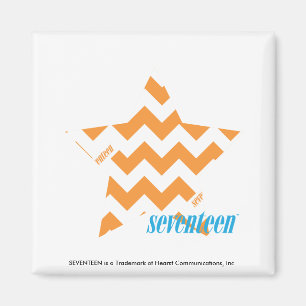 ZigZag Orange 3 Magnet