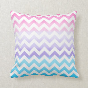 Zigzag Pastel Ombre Cushion