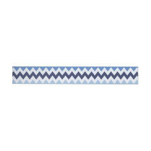 Zigzag pattern 1 wrap around label