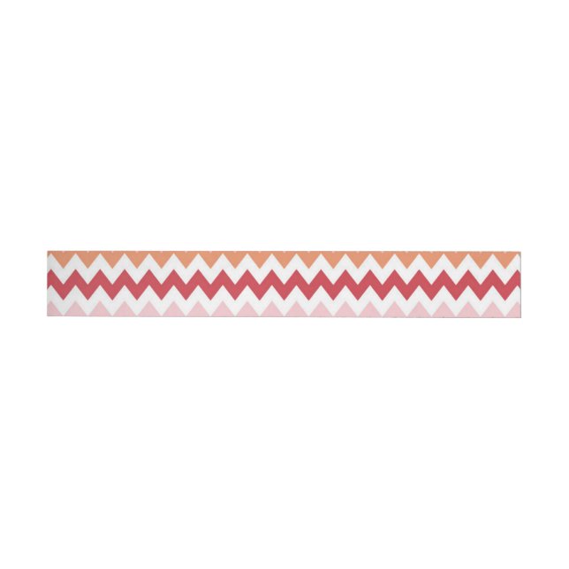 Zigzag pattern 2 wrap around label (Individual)
