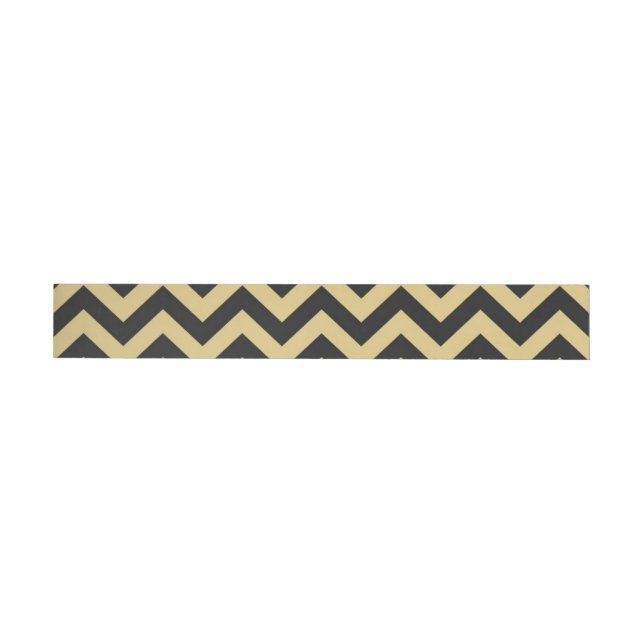 Zigzag pattern 4 wrap around label (Individual)