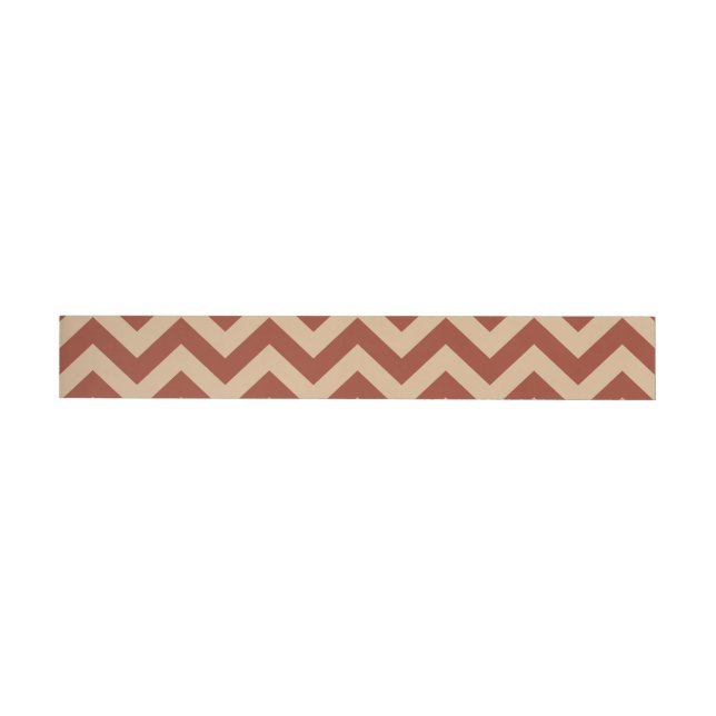 Zigzag pattern 9 wrap around label (Individual)