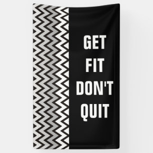 ZIGZAG pattern - black white grey + your idea Banner