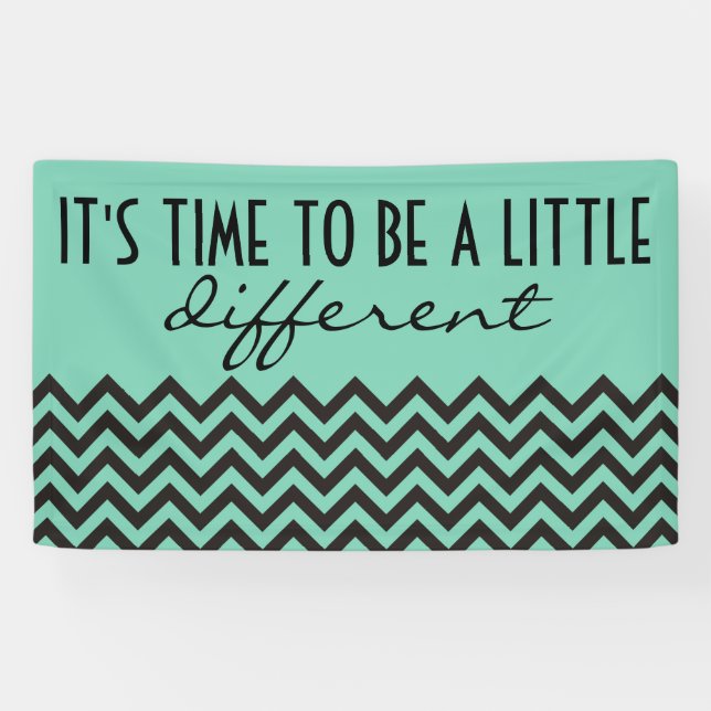 ZIGZAG pattern - black + your background & ideas Banner (Horizontal)