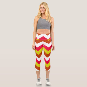 ZIGZAG PATTERN. CAPRI LEGGINGS