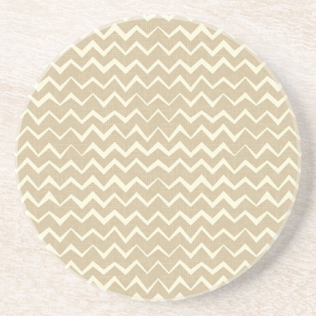Zigzag pattern coaster (Front)