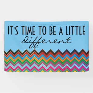 ZIGZAG pattern - coloured + your background & idea Banner