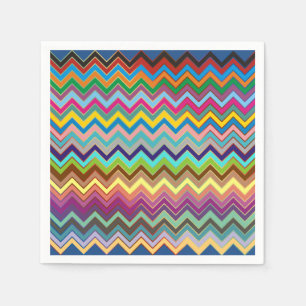ZIGZAG pattern - coloured + your ideas Napkin