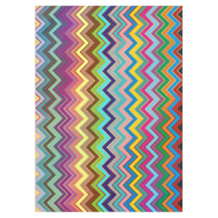ZIGZAG pattern - coloured + your ideas Tablecloth