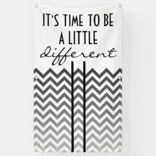 ZIGZAG pattern - grey gradients + your backgr. Banner