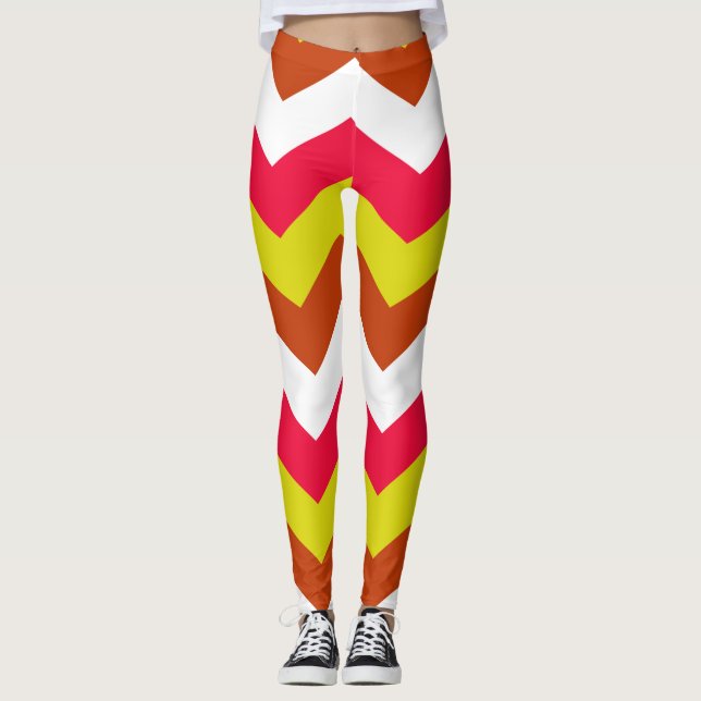 ZIGZAG PATTERN. LEGGINGS (Front)