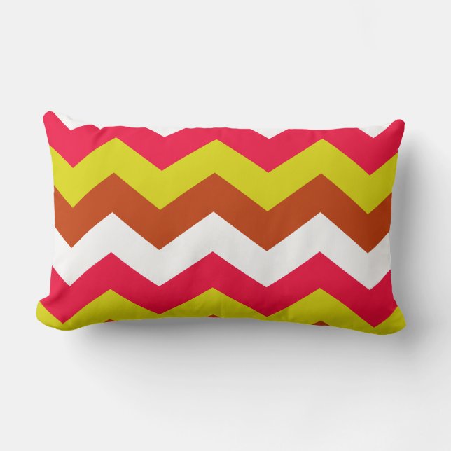 ZIGZAG PATTERN. LUMBAR CUSHION (Front)