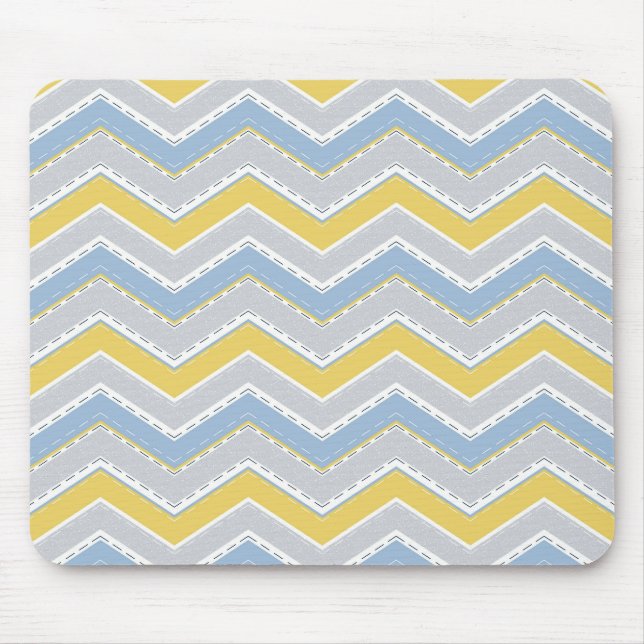 Zigzag pattern mouse pad (Front)