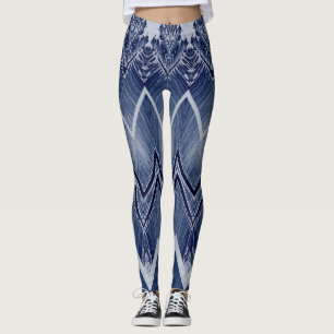 Zigzag pattern "Ratti_Creative_Arts" Leggings