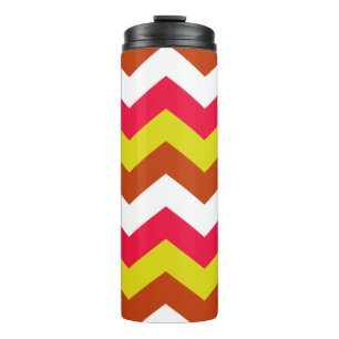 ZIGZAG PATTERN. THERMAL TUMBLER