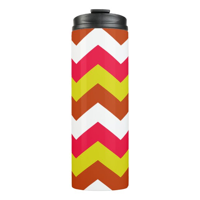 ZIGZAG PATTERN. THERMAL TUMBLER (Front)