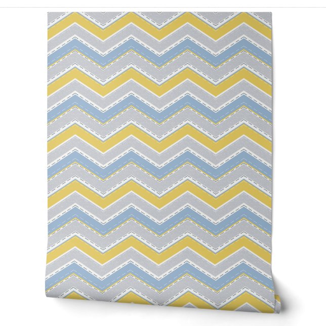 Zigzag pattern  wallpaper (Unrolling)