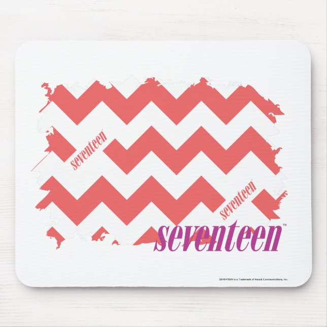 ZigZag Pink 2 Mouse Pad (Front)