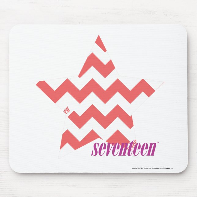 ZigZag Pink 4 Mouse Pad (Front)