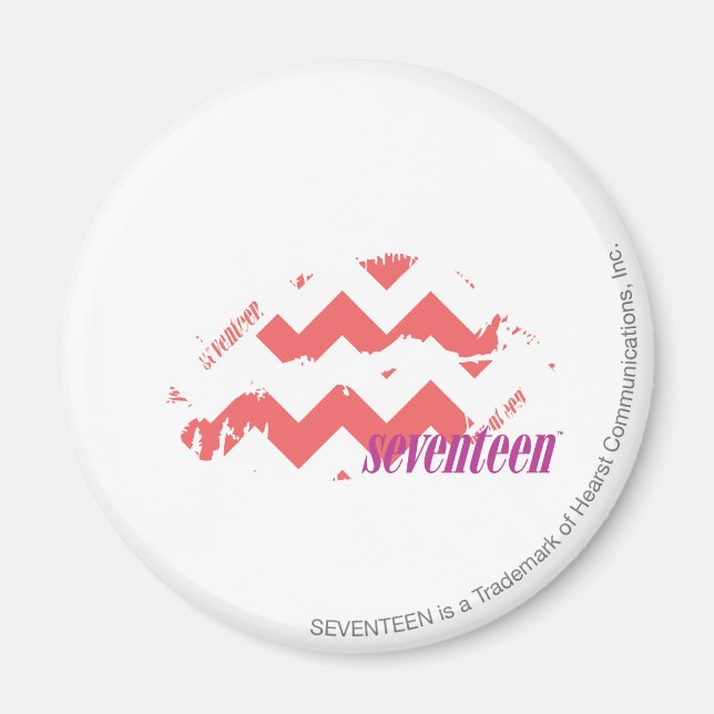 ZigZag Pink Magnet (Front)